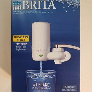 Brita Complete White Faucet Mount System